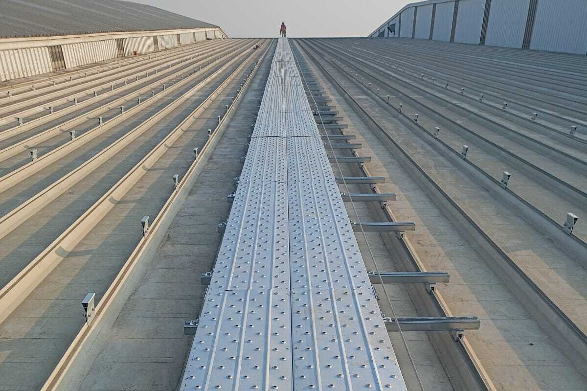 13 KM Galvalume Solar Walkway  Installation for Rooftop Solar | By Sugatu Infra  Pvt. Ltd.